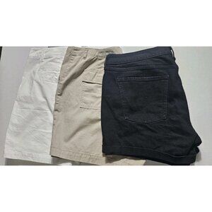Bundle Lot 3 Womens Shorts Size 16 Old Navy Croft & Barrow. (HL478)